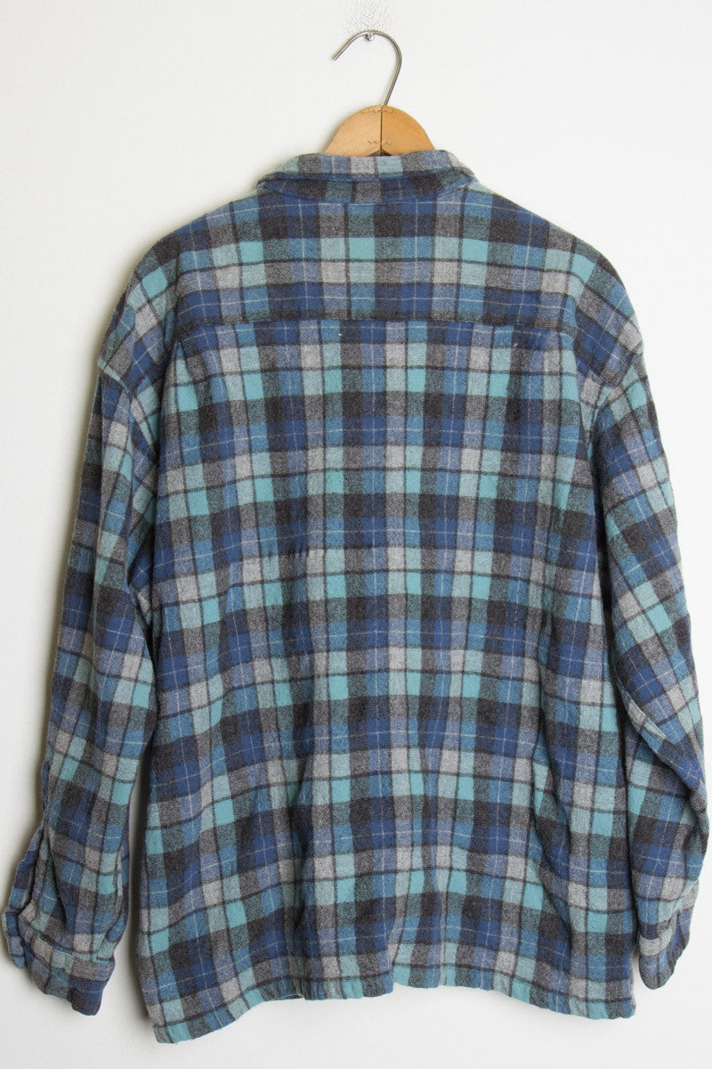 Blue Pendleton Flannel