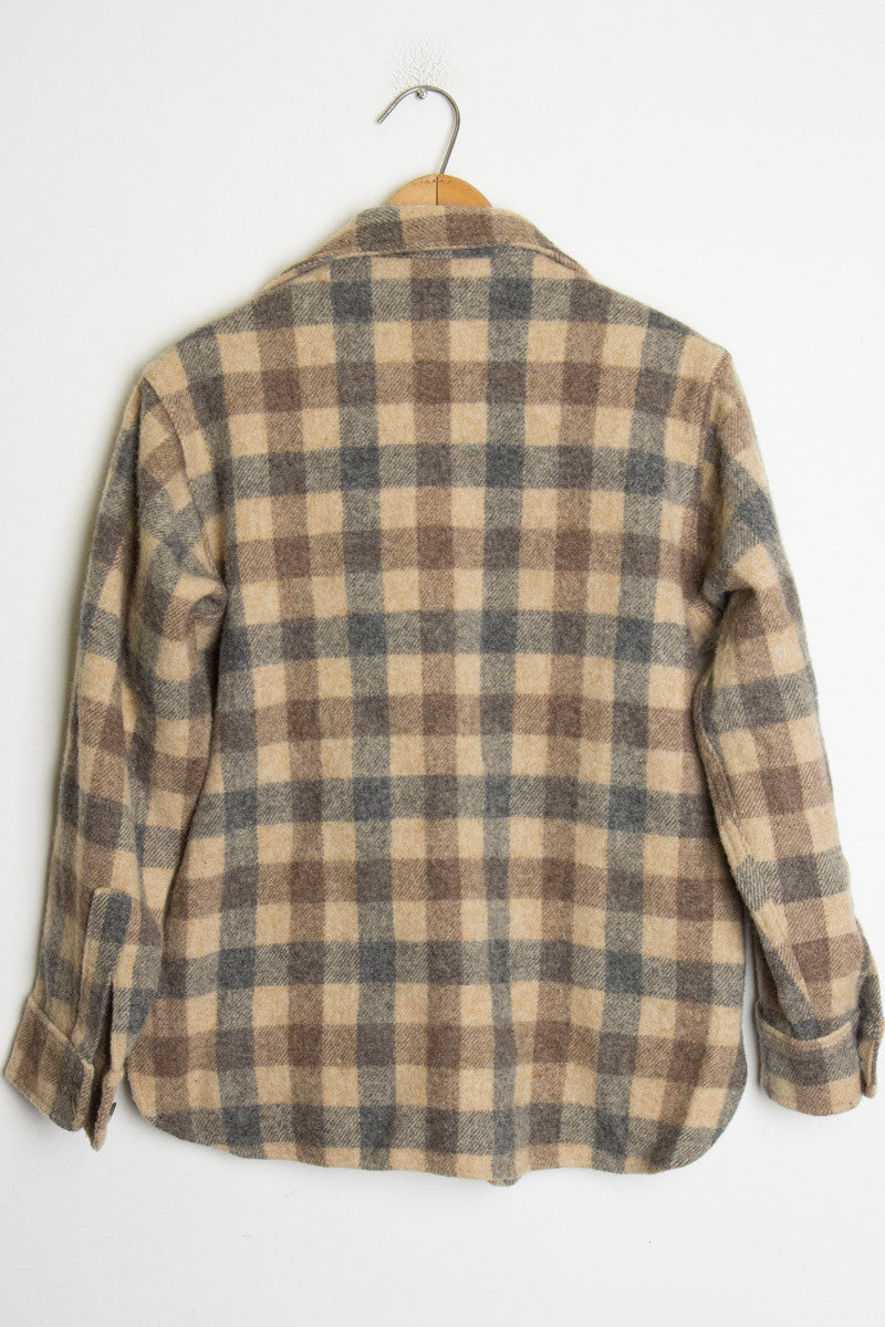 Wool Checkered Shirt