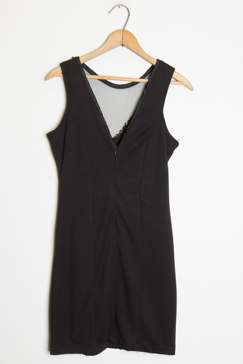 Sequin with Mesh Dress