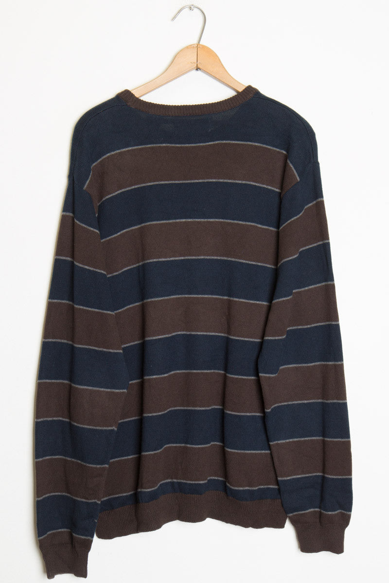 Brown and Navy Sweater
