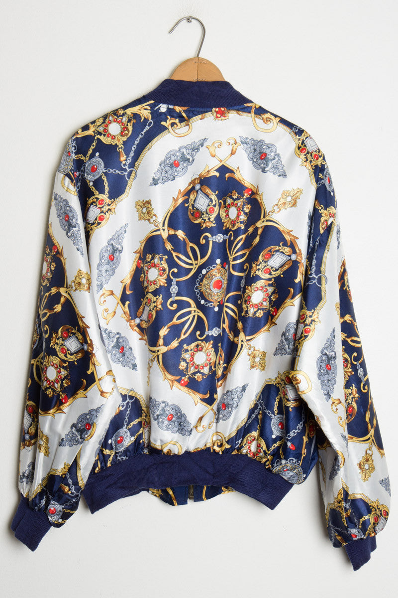 Royal Blue Bomber Jacket