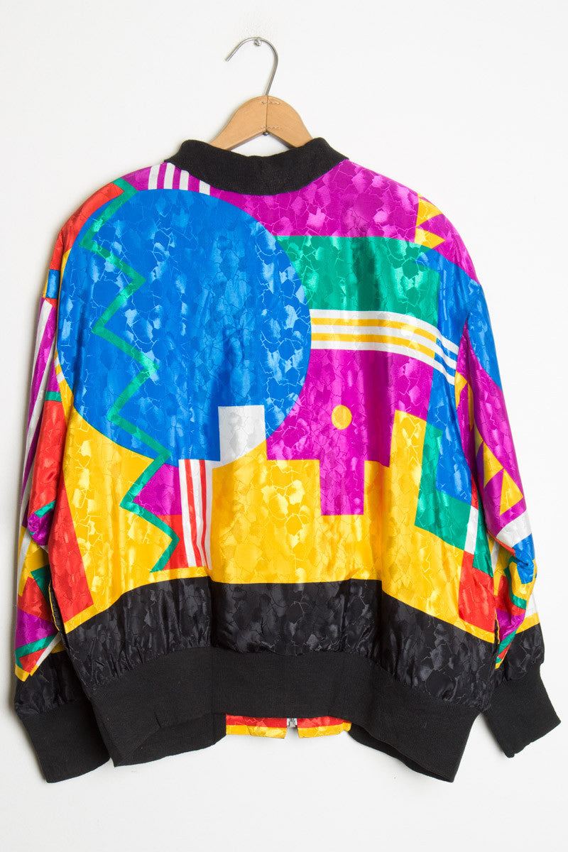 Multicolored Bomber Jacket