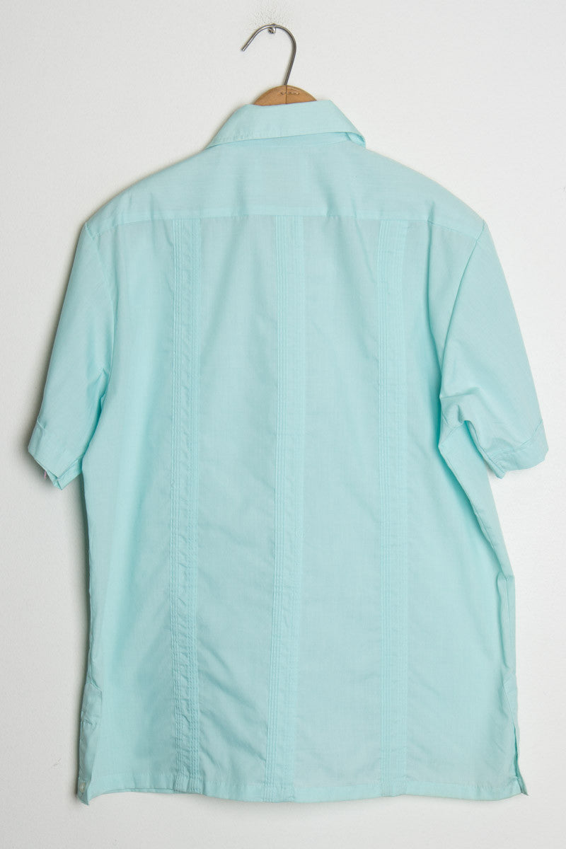 Sky Blue Guayabera Shirt