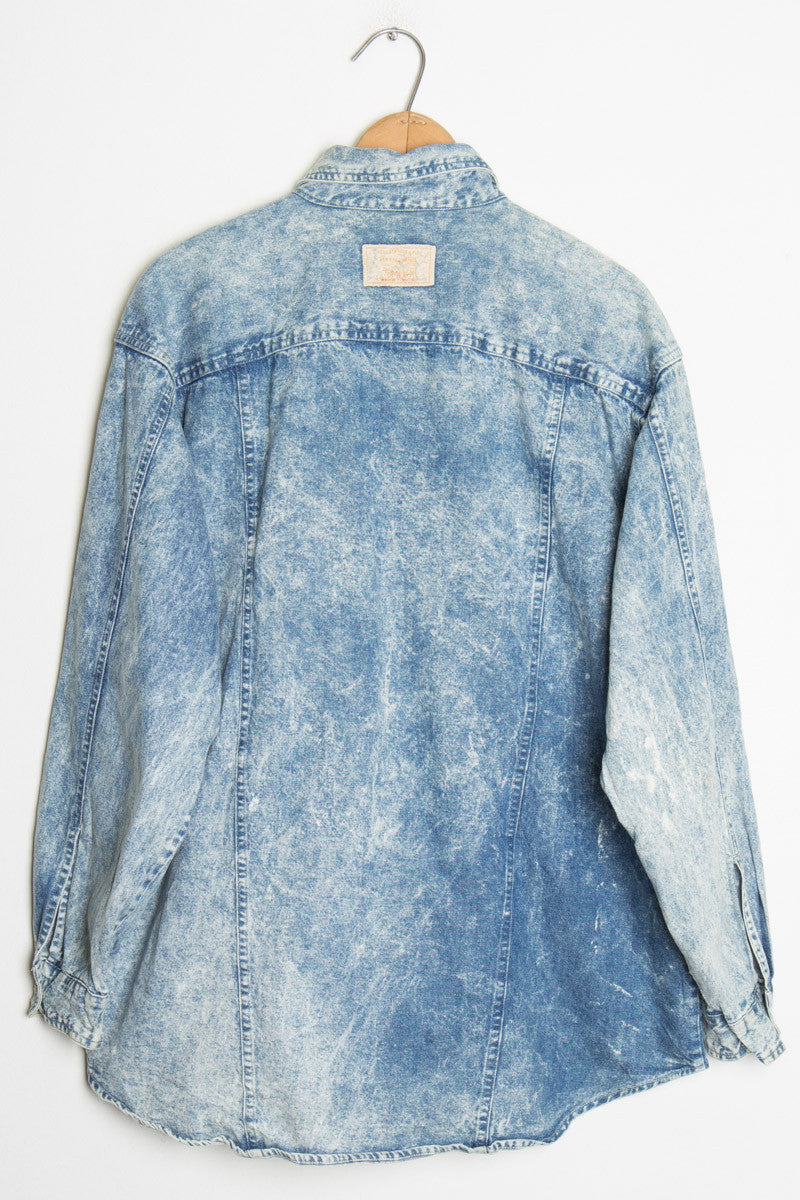 Acid Washed Levi Work Shirt