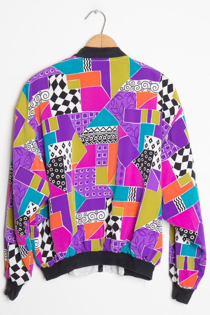 Collaged Bomber Jacket
