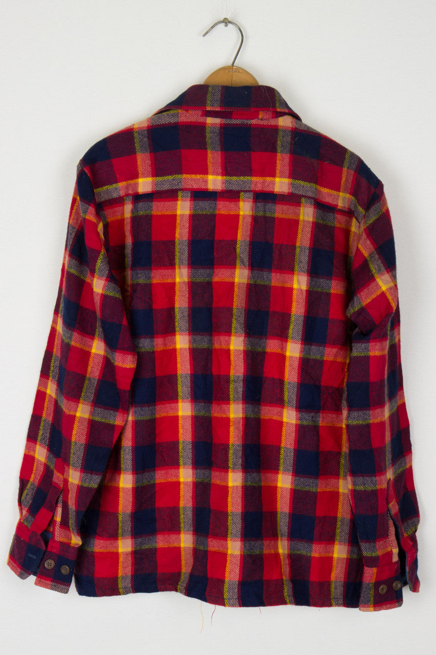 Alvin Josef Plaid Flannel Button Up