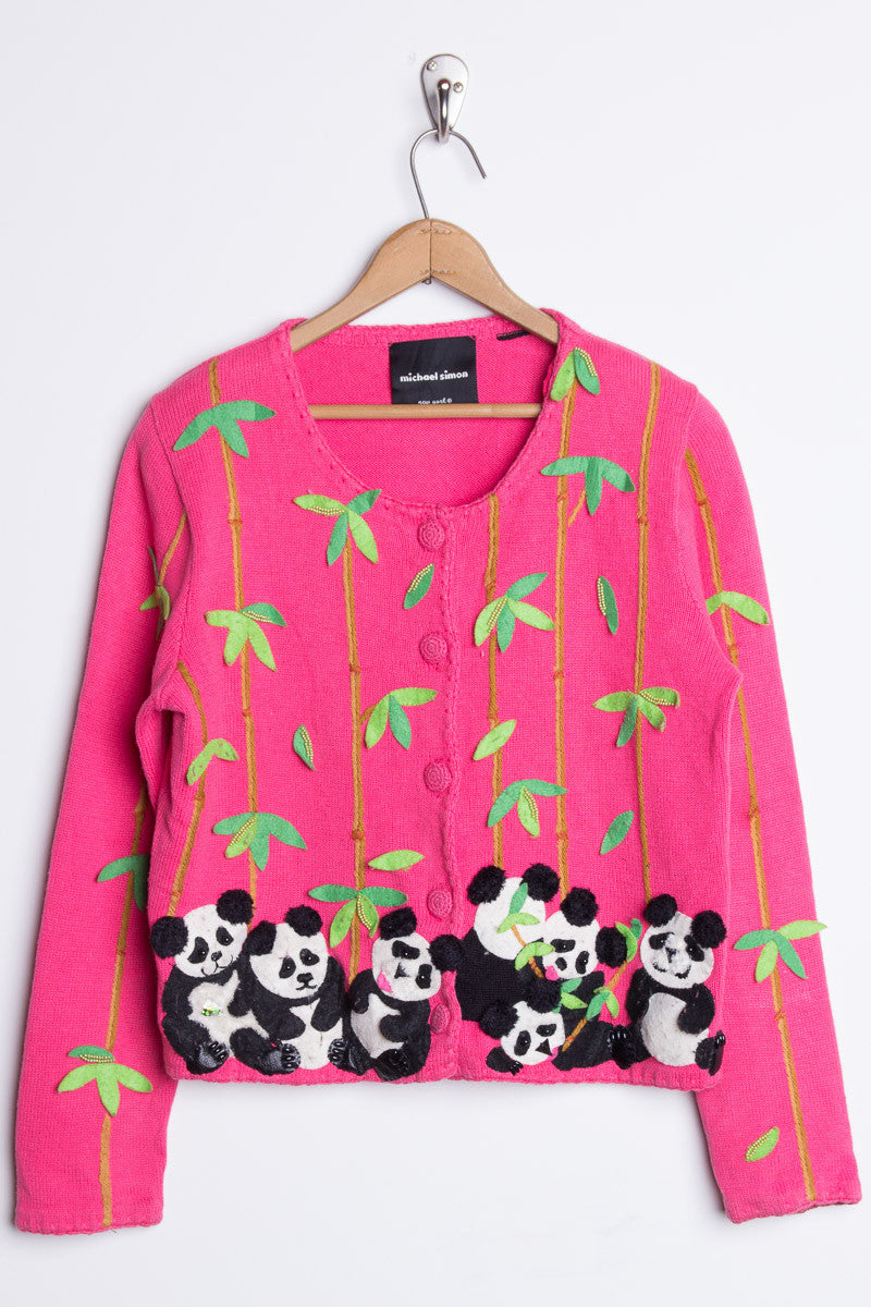 Vintage Panda Cardigan