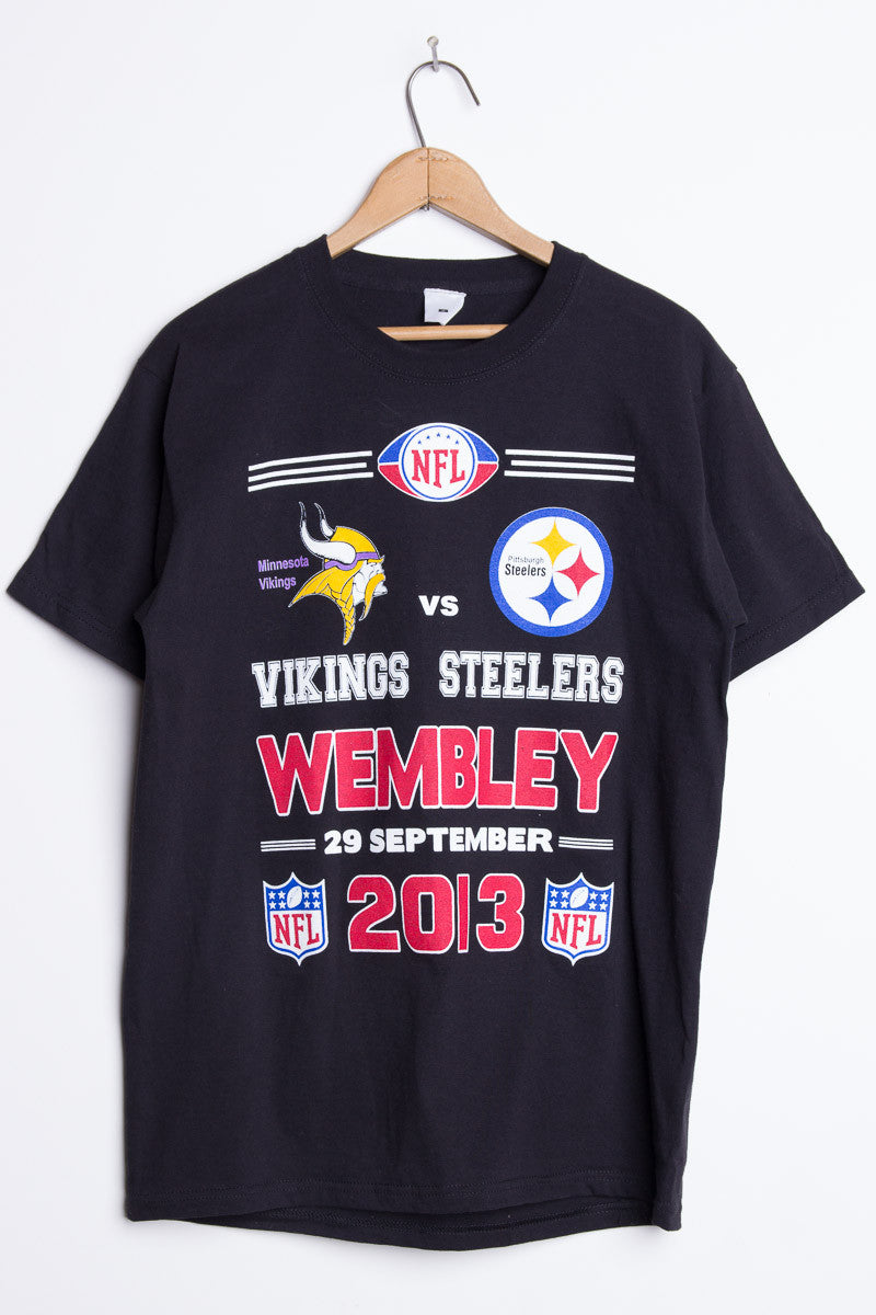 Wembly Vikings Vs Steelers T-Shirt