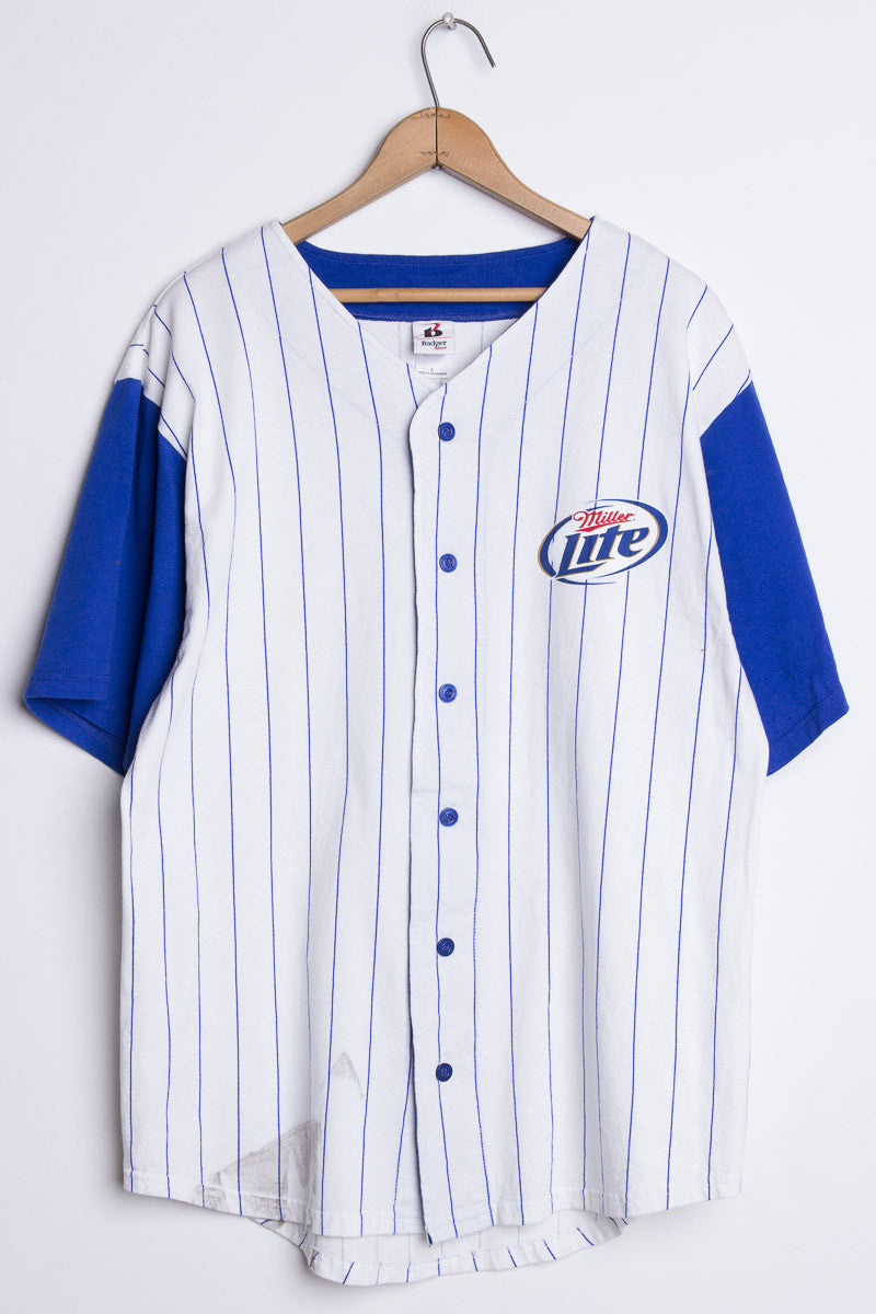 Miller Lite Baseball Jersey
