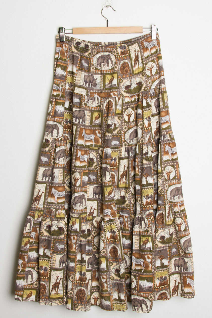 Safari Maxi Skirt
