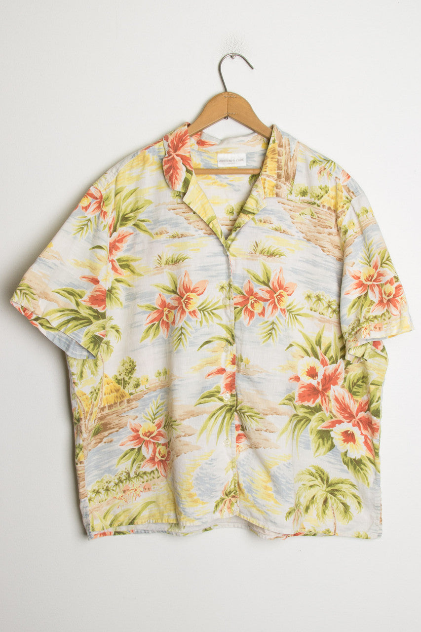 Foral Island Hawaiian Shirt