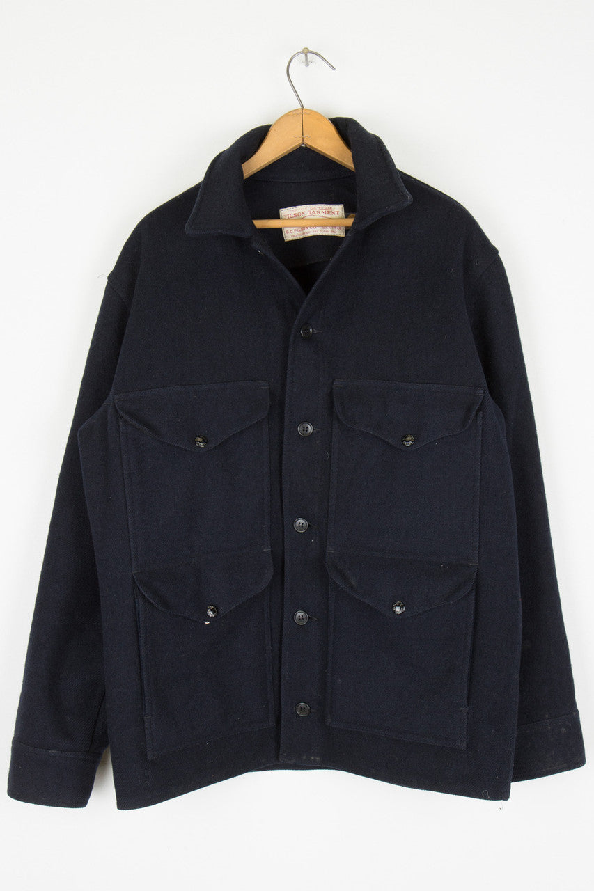 Filson Co. Wool Navy Men's Pea Coat