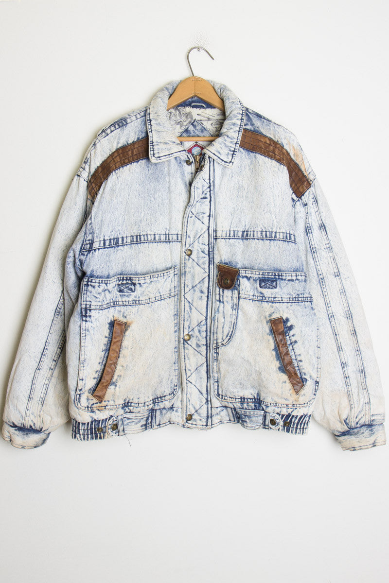 Acid Washed Deer Jacket