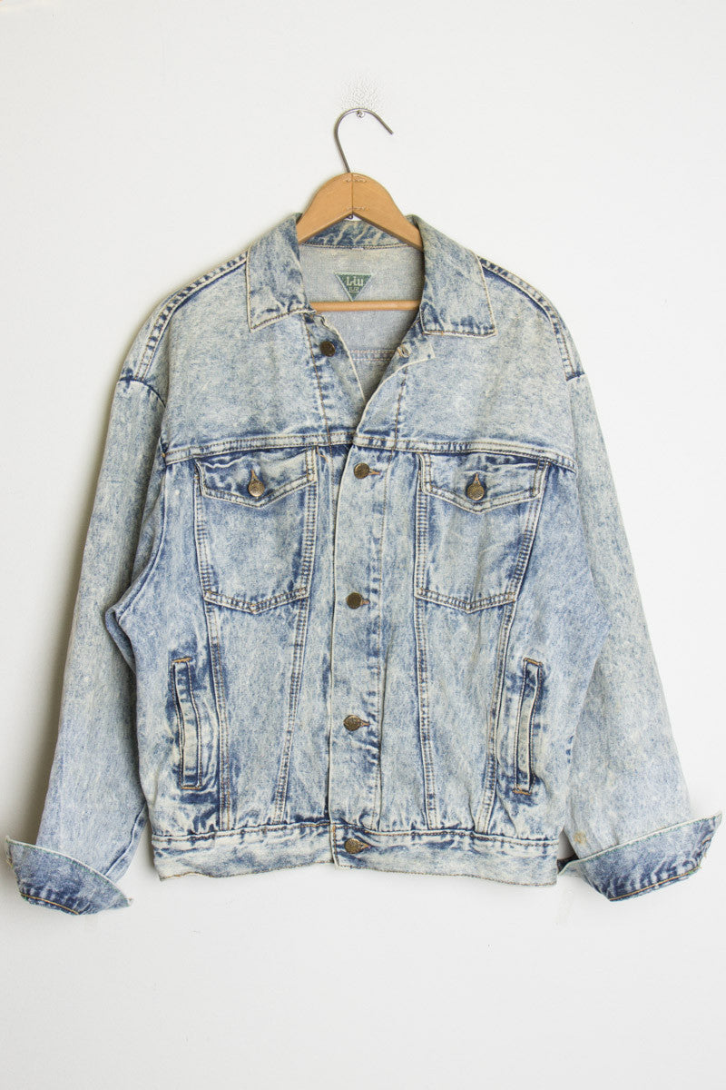 Acid Washed Denim Jacket