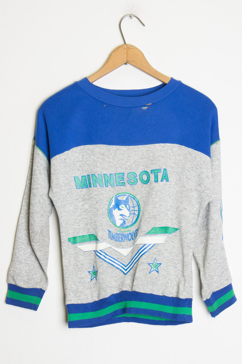 Vintage Timberwolves Sweatshirt - Youth
