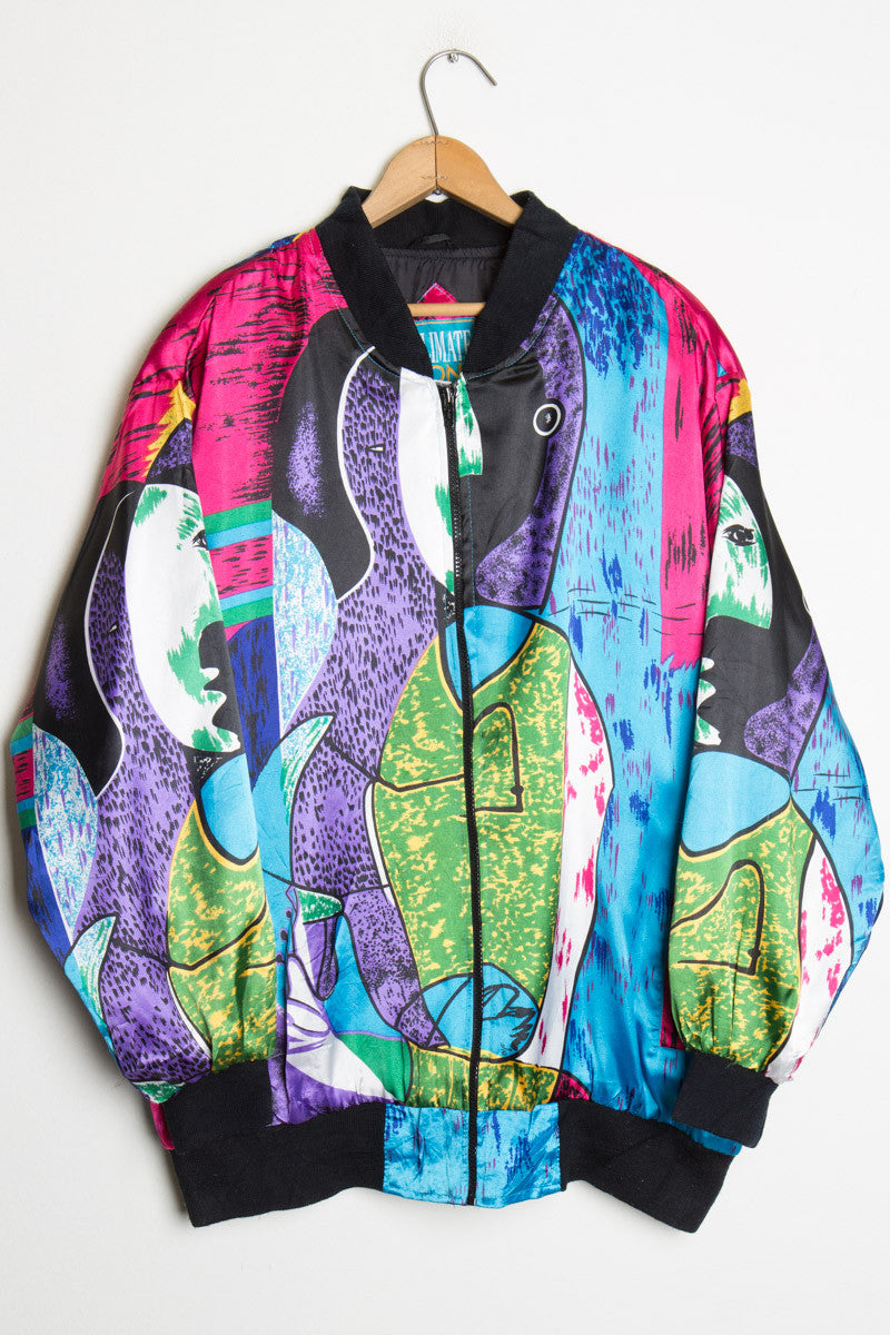 Picasso Faces Bomber Jacket