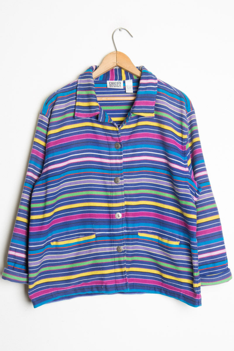 Striped Cotton Jacket