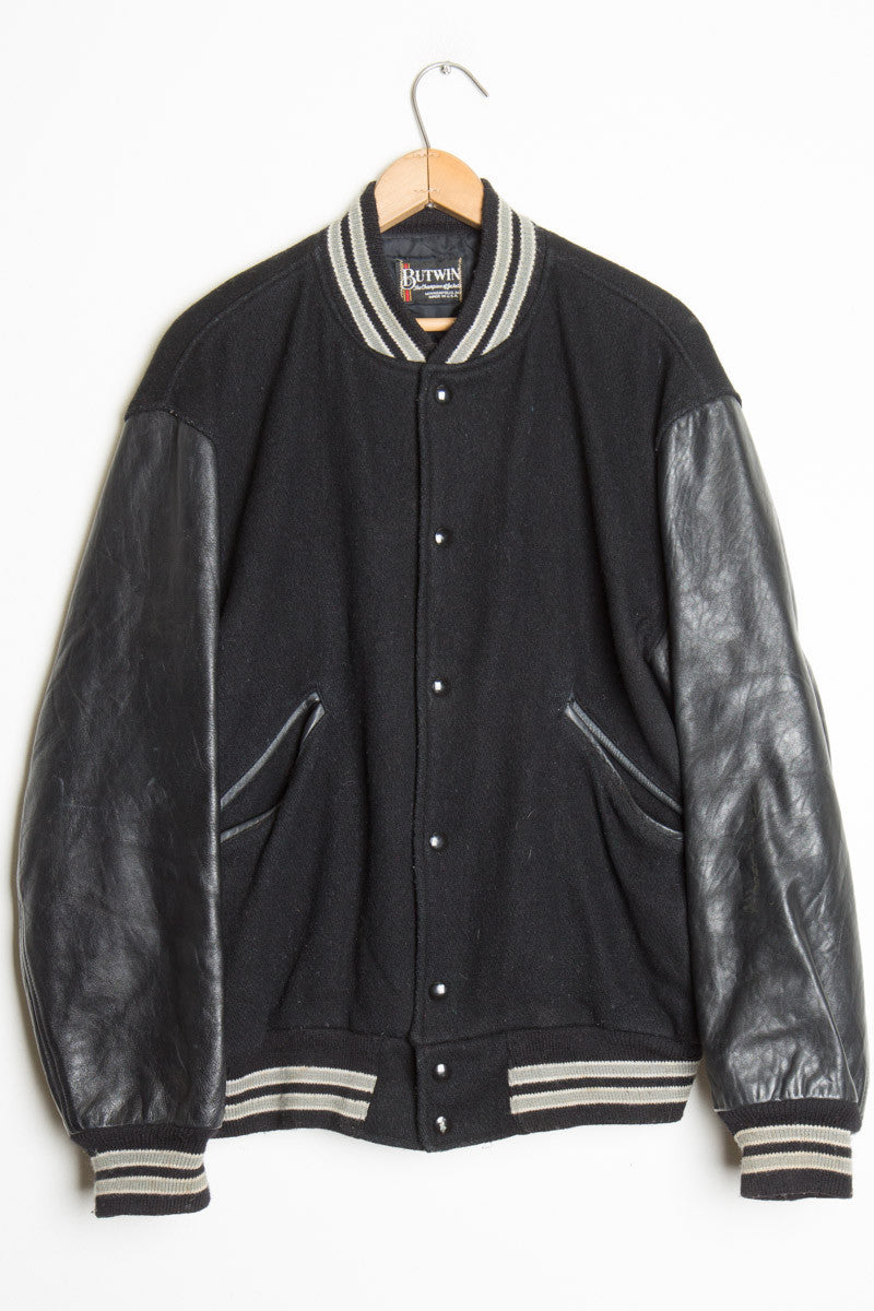 Black Varsity Jacket 1