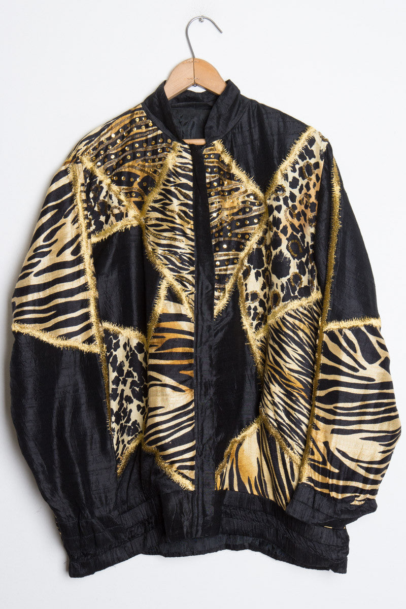 Animal Collage Jacket