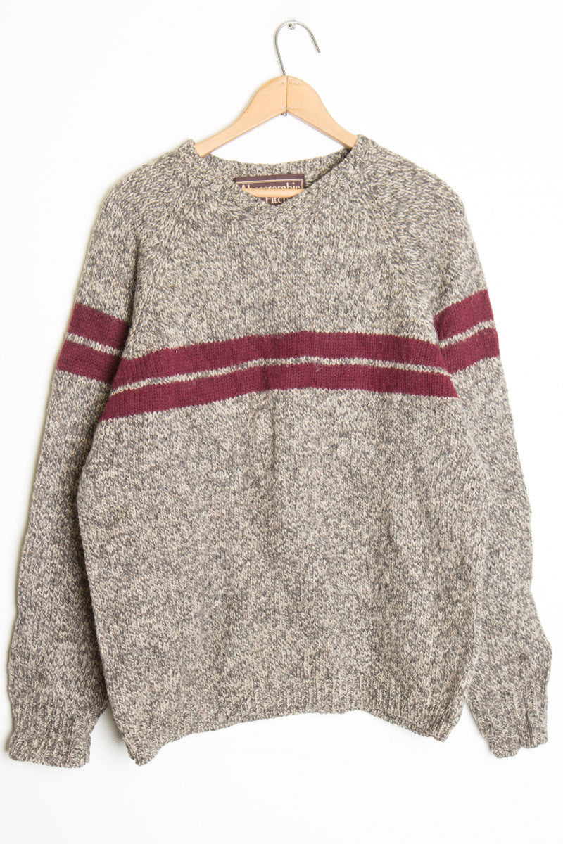 Brown Stripe Sweater
