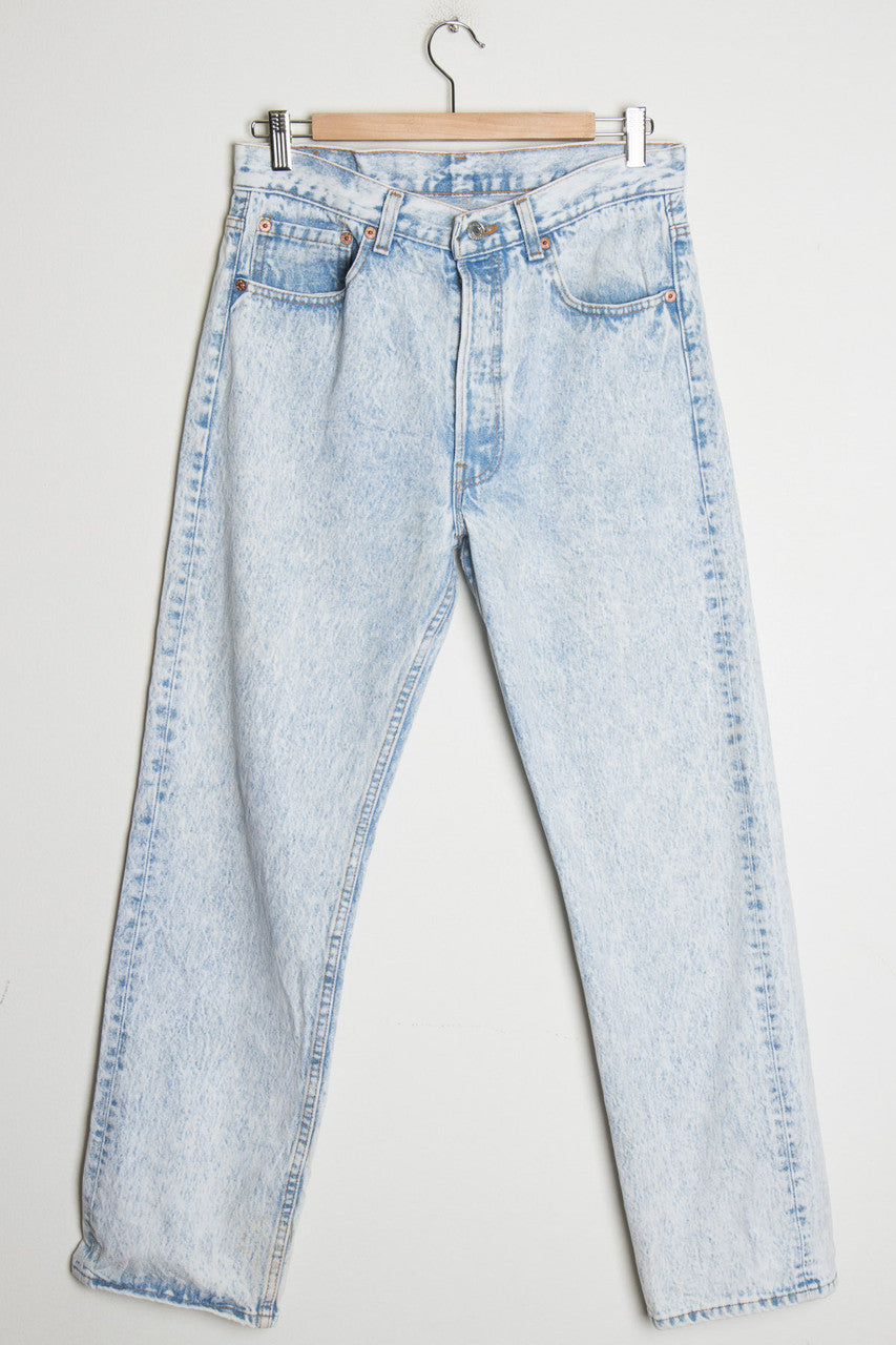Levi's Light Acid Washed Jeans