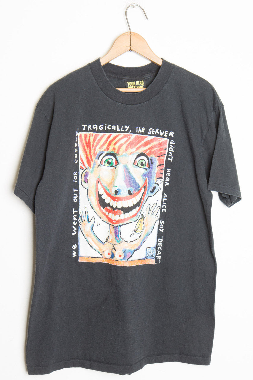 Alice on Cafeine Tee