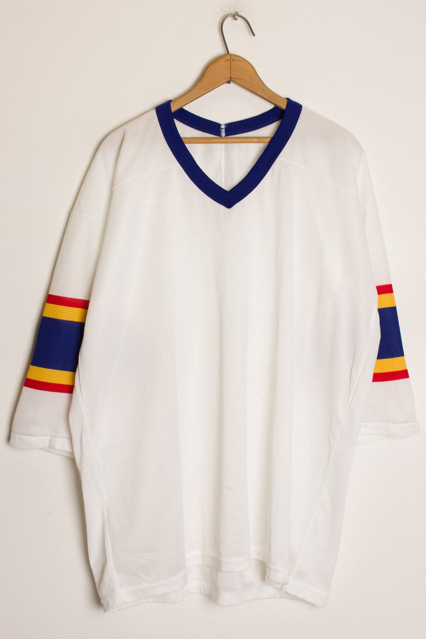 Striped sleeve Hockey Jersey