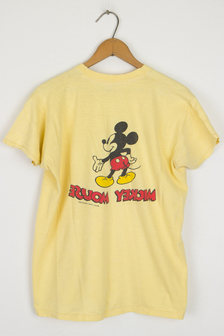 Yellow Mickey Mouse T-shirt