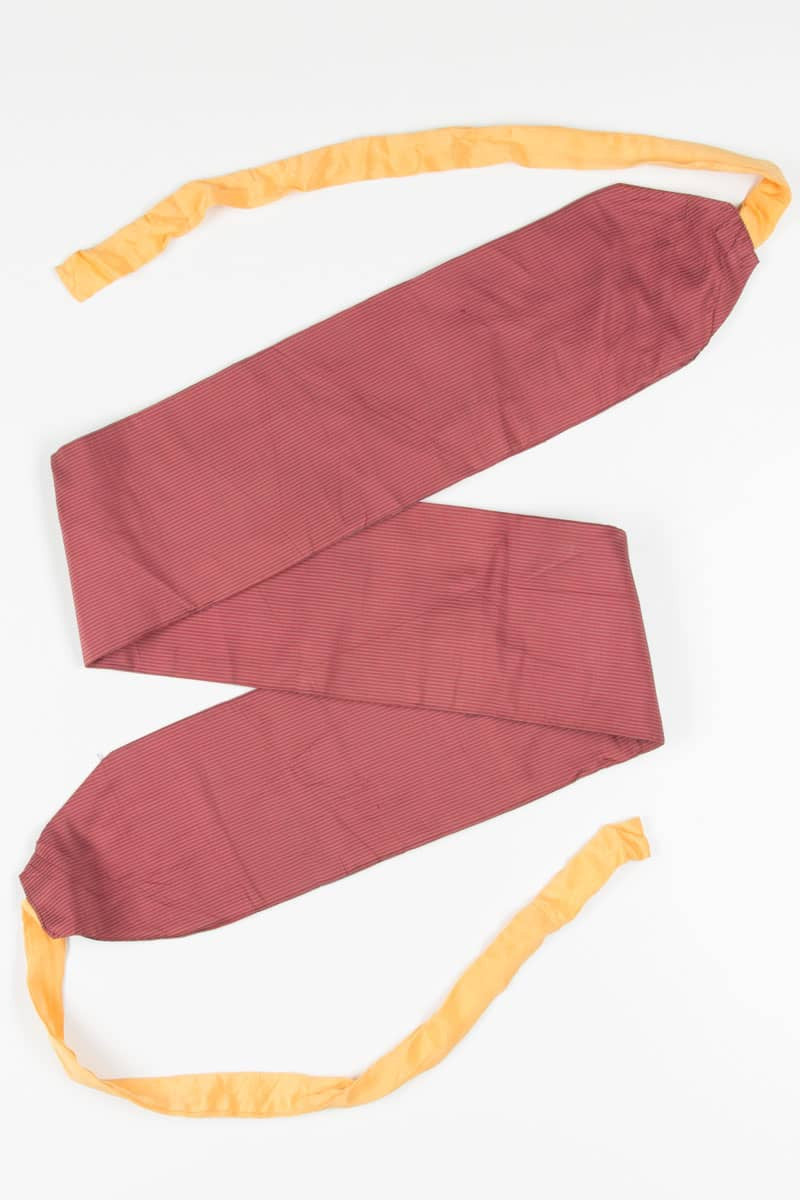 Vintage Rust Striped Tsuke Obi 101