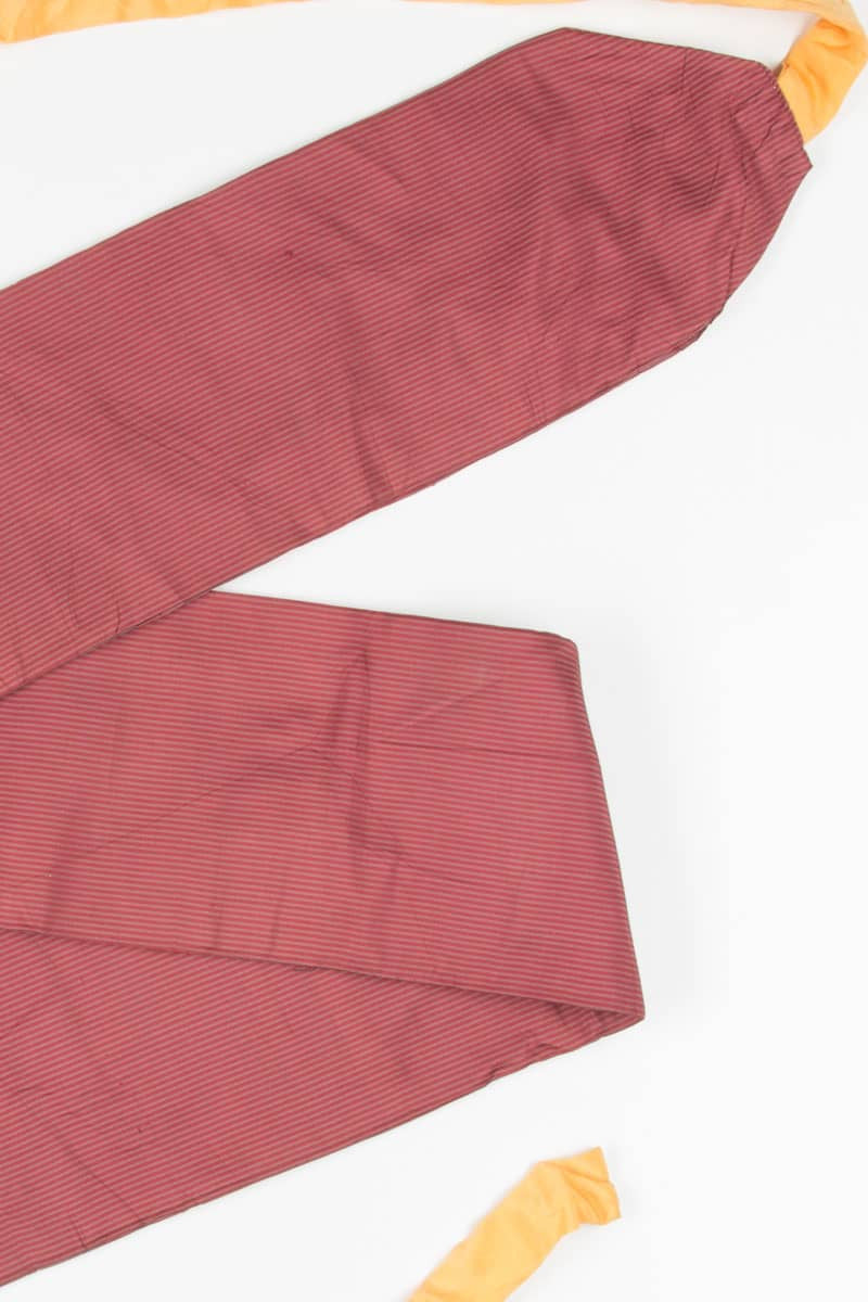 Vintage Rust Striped Tsuke Obi 101