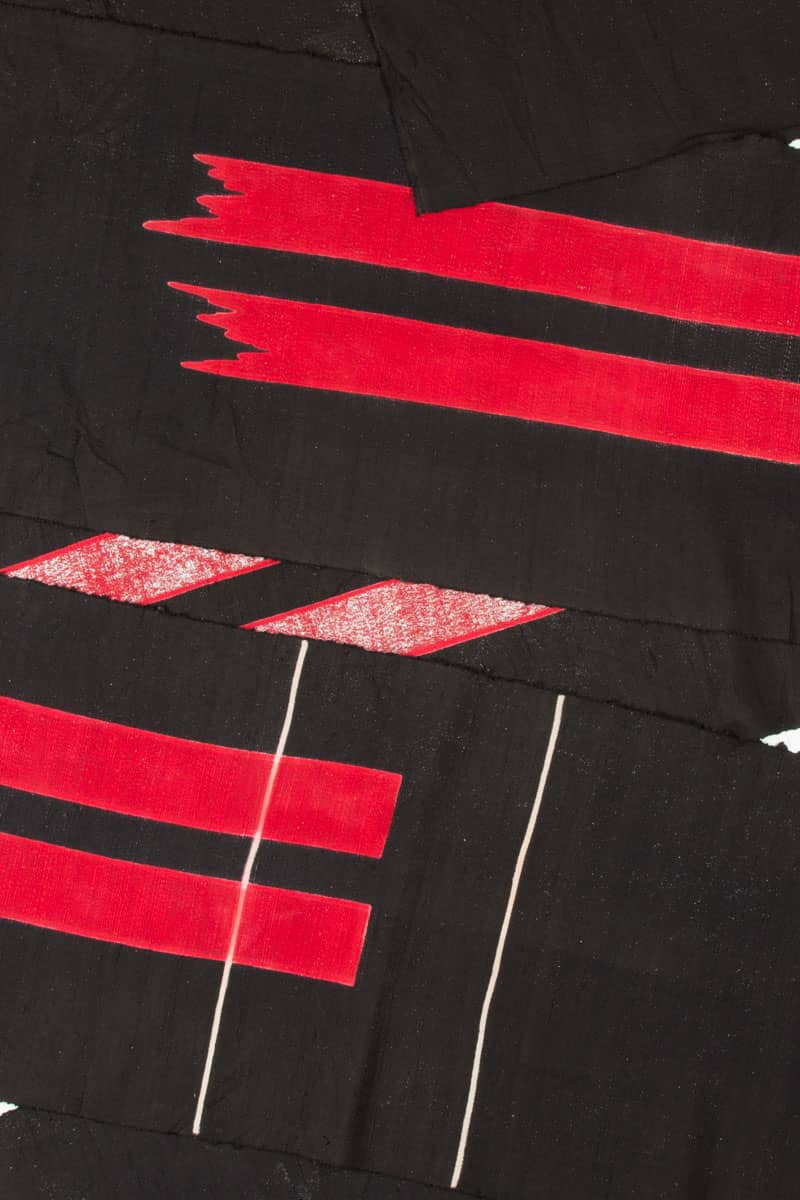 Vintage Black Crate Fukuro Obi 117