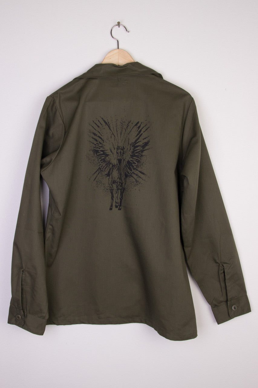Ragstock Original Screen Print Military Jacket 1