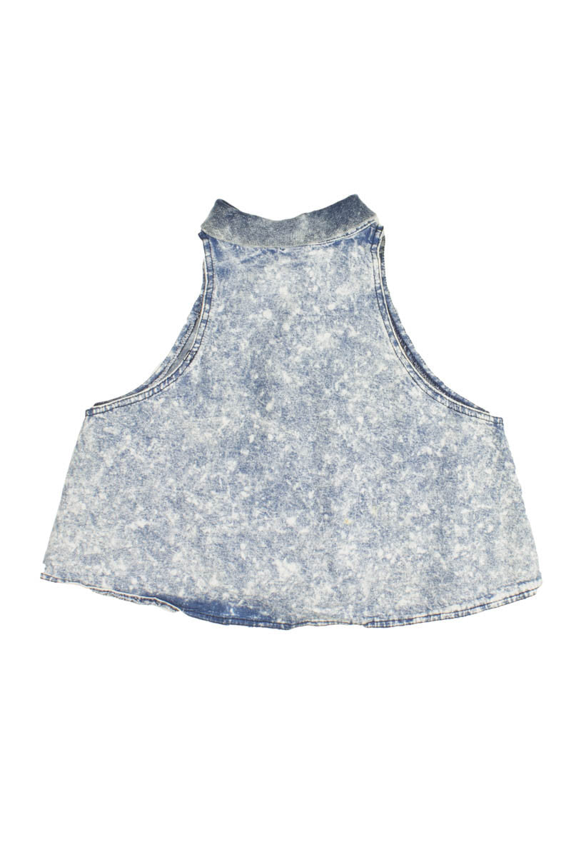 Acid Washed Trapeze Crop Top