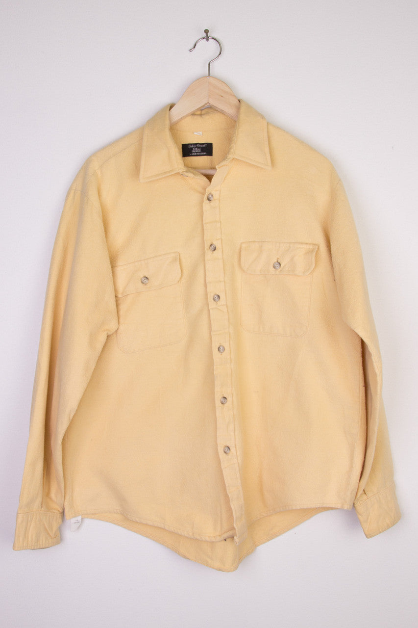 Ragstock Original Screen Print Fleece Button Up