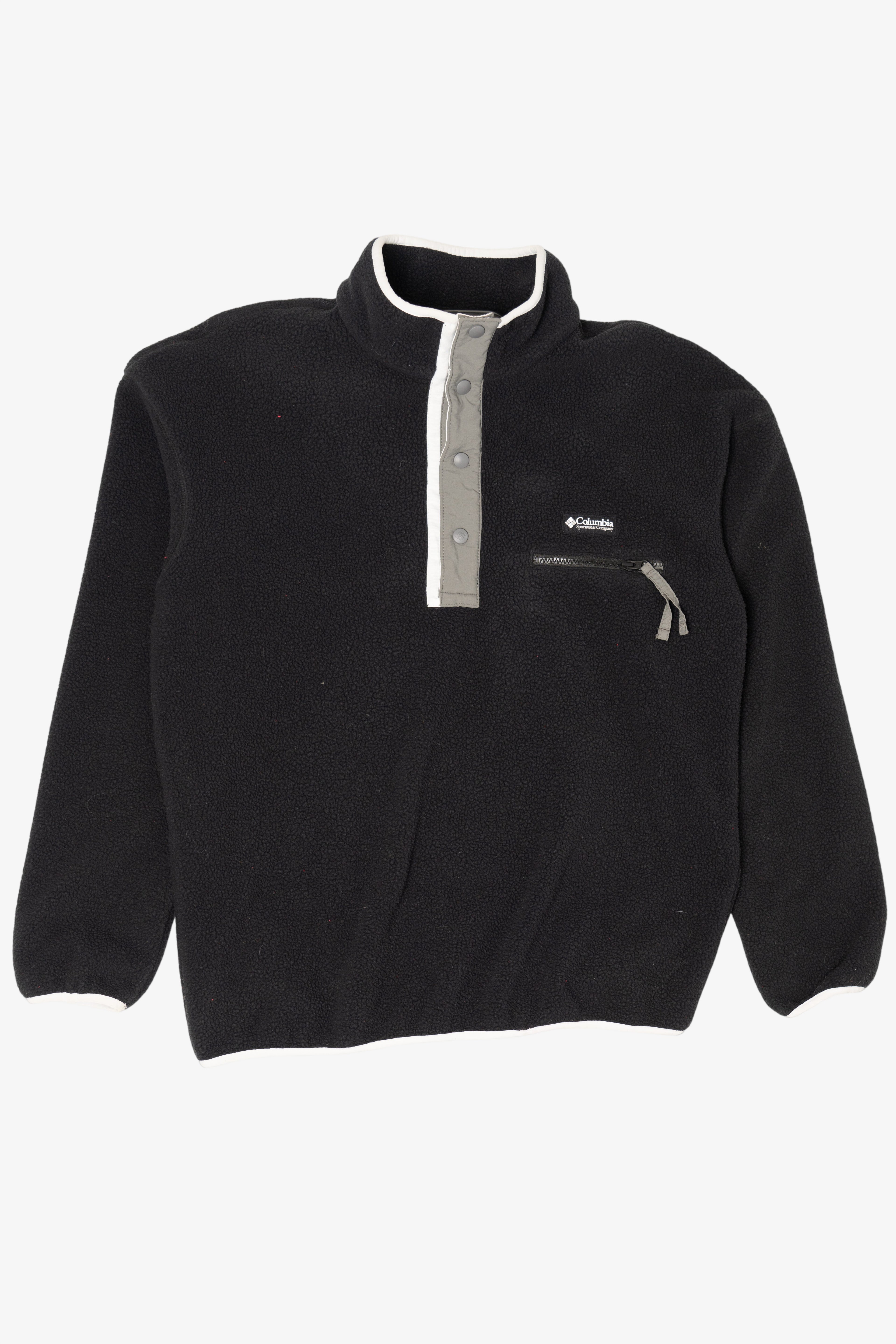 Black Columbia Half Snap Fleece Jacket (2020s)