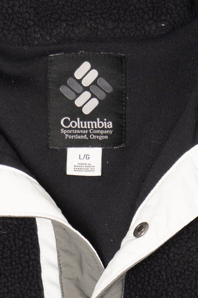 Black Columbia Half Snap Fleece Jacket (2020s)