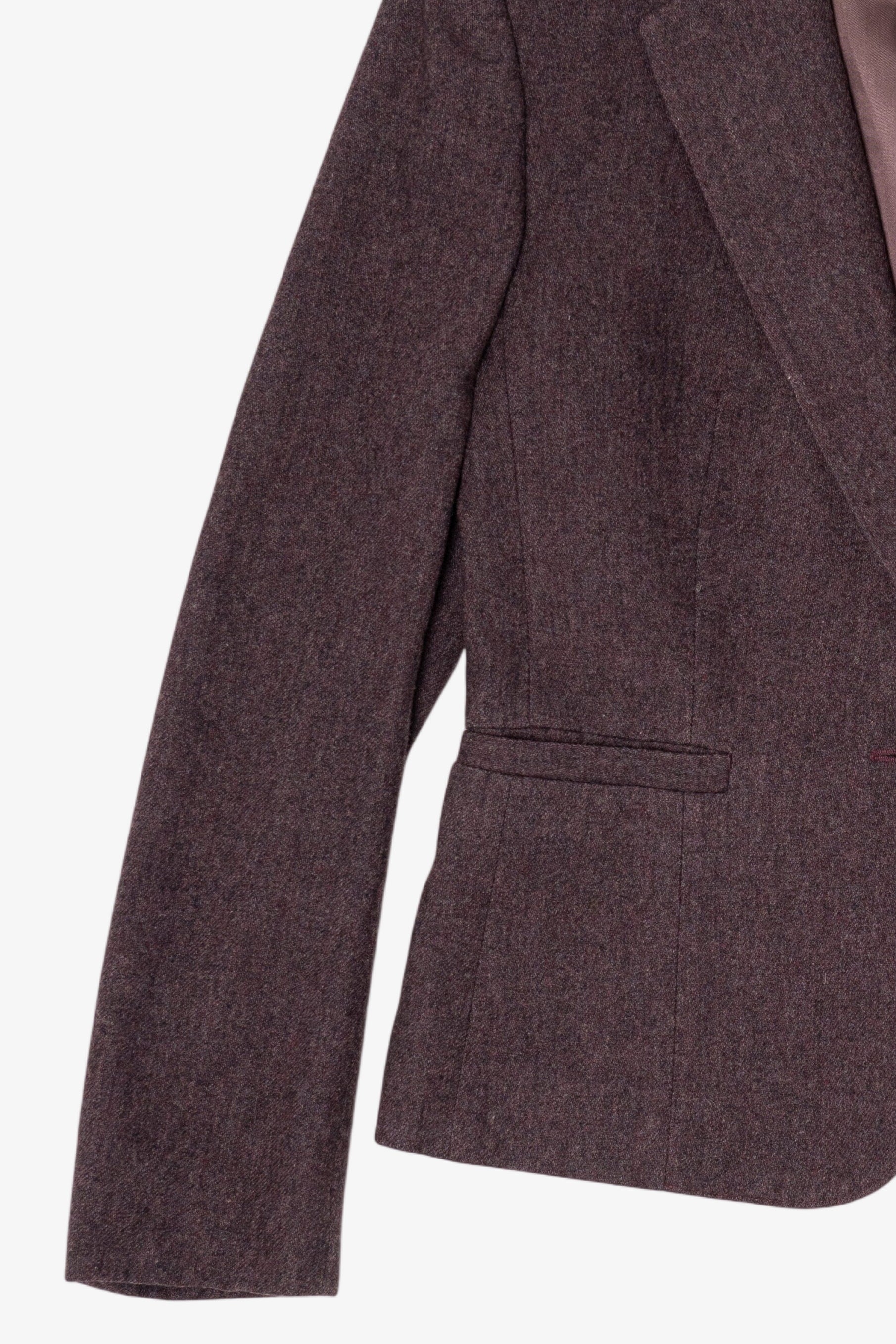Vintage Burgundy Evan Picone Blazer (1980s)