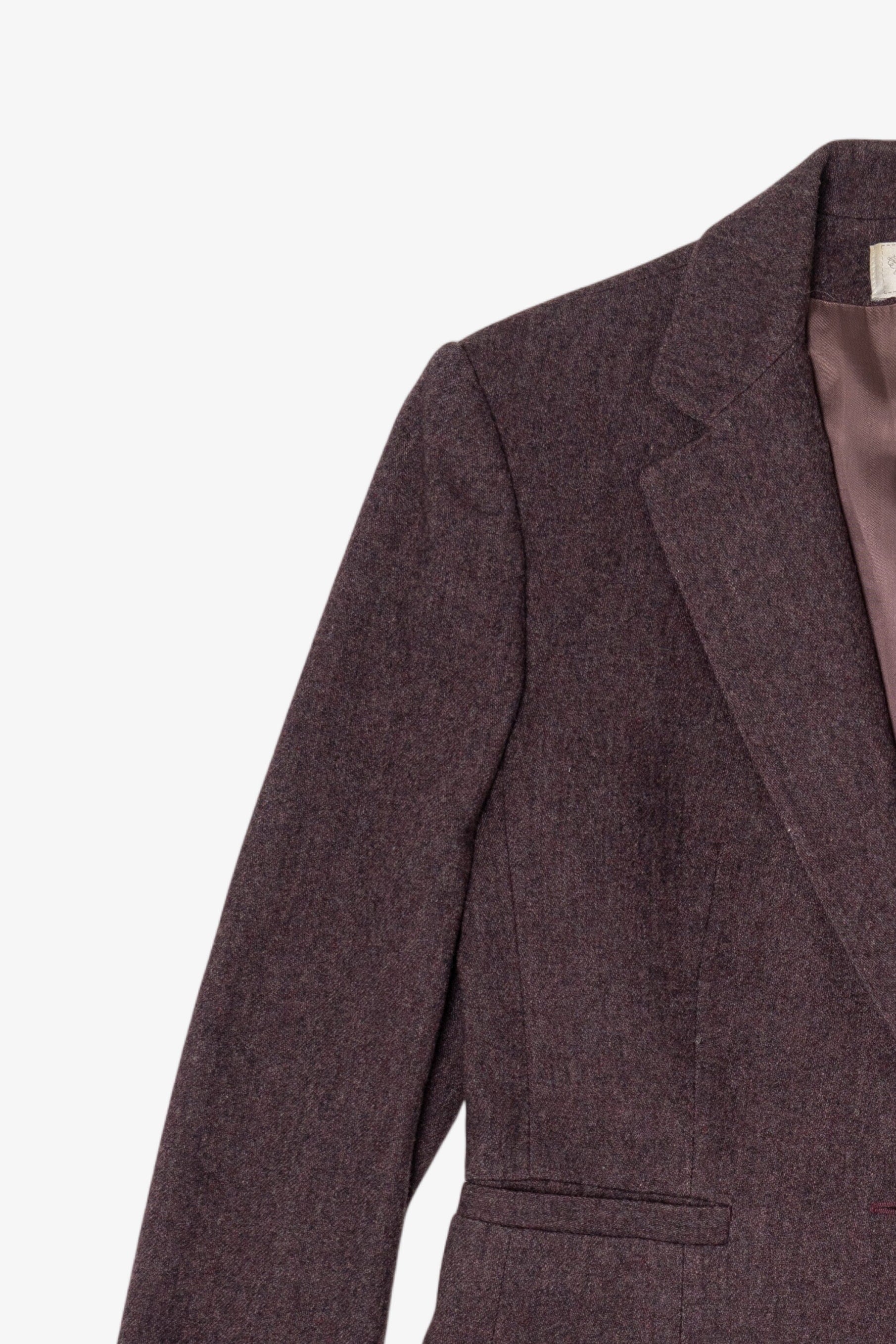 Vintage Burgundy Evan Picone Blazer (1980s)