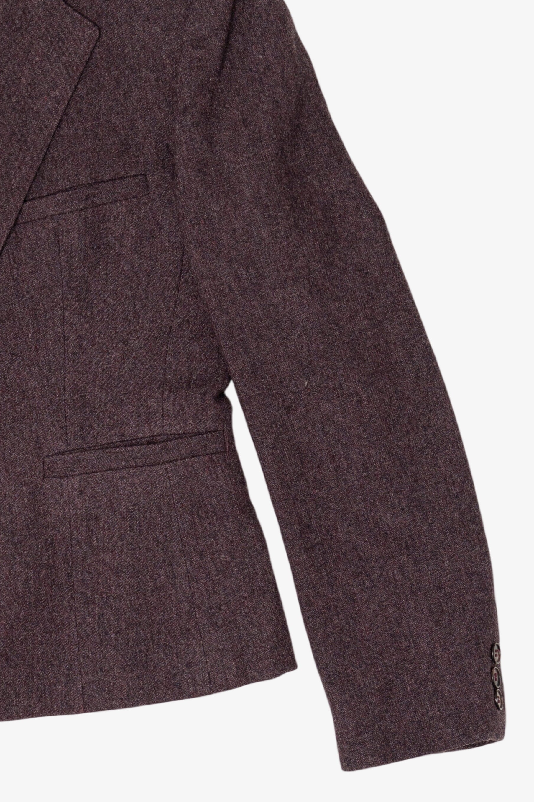 Vintage Burgundy Evan Picone Blazer (1980s)