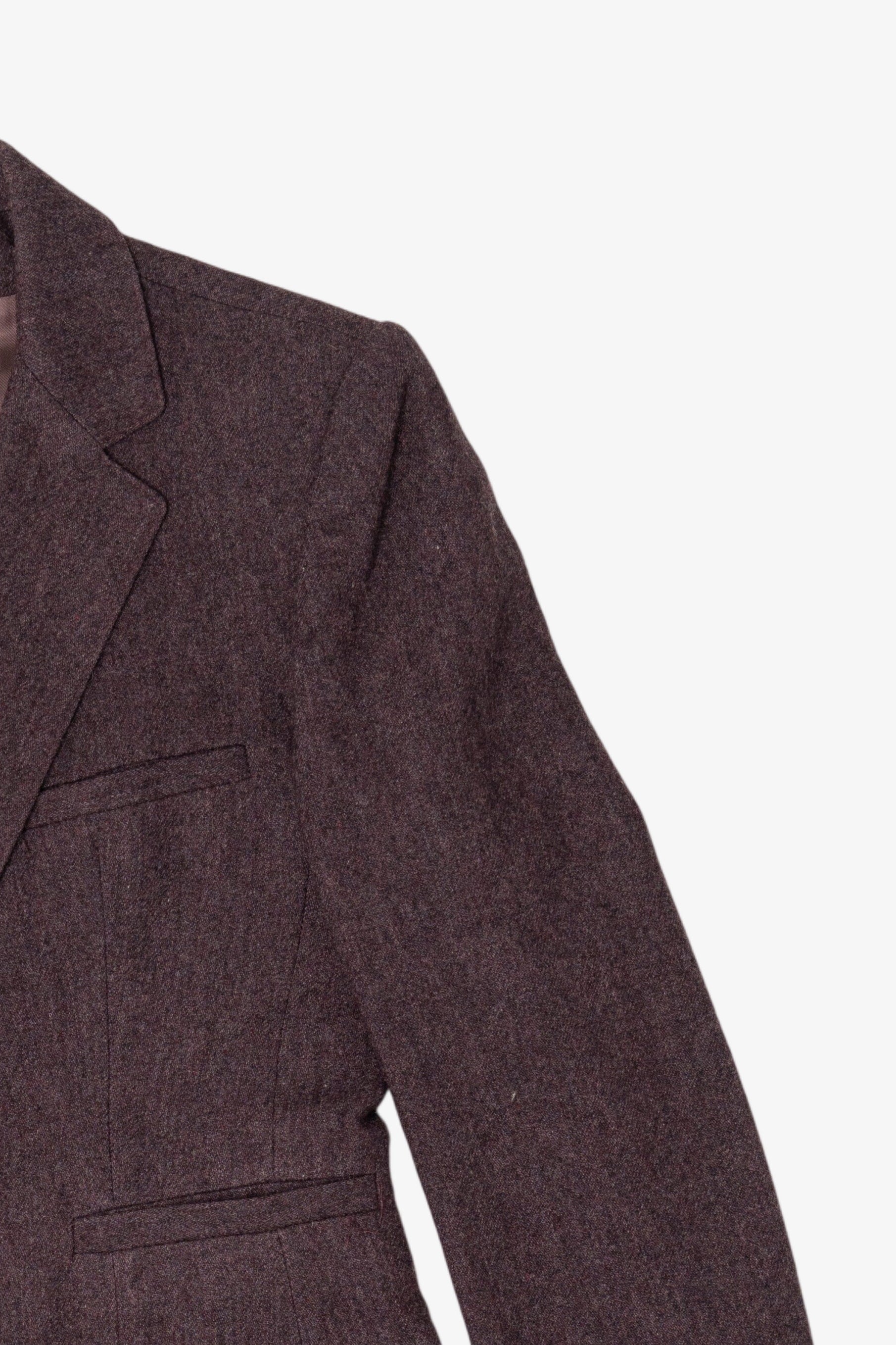 Vintage Burgundy Evan Picone Blazer (1980s)