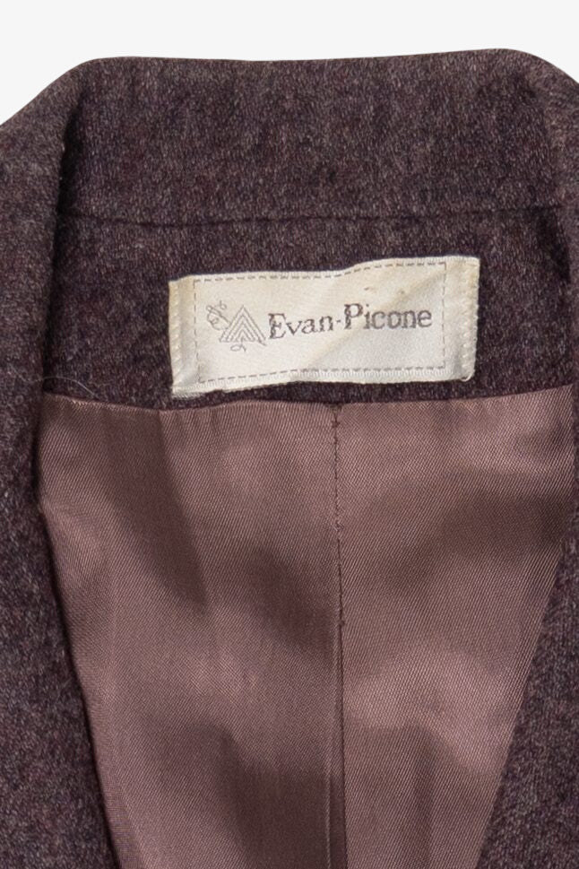 Vintage Burgundy Evan Picone Blazer (1980s)