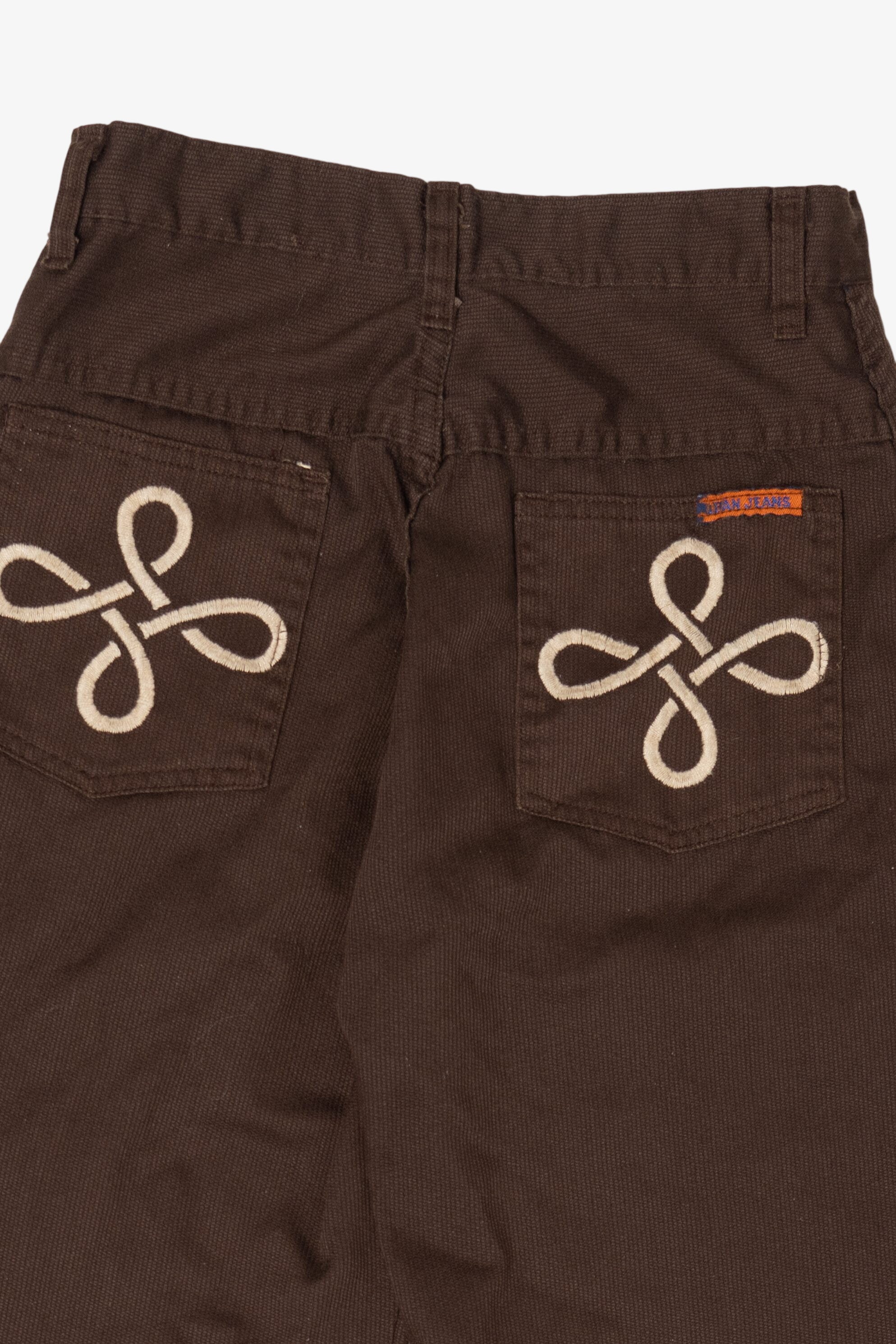 Vintage Dark Brown Corduroy Pants (1980s)