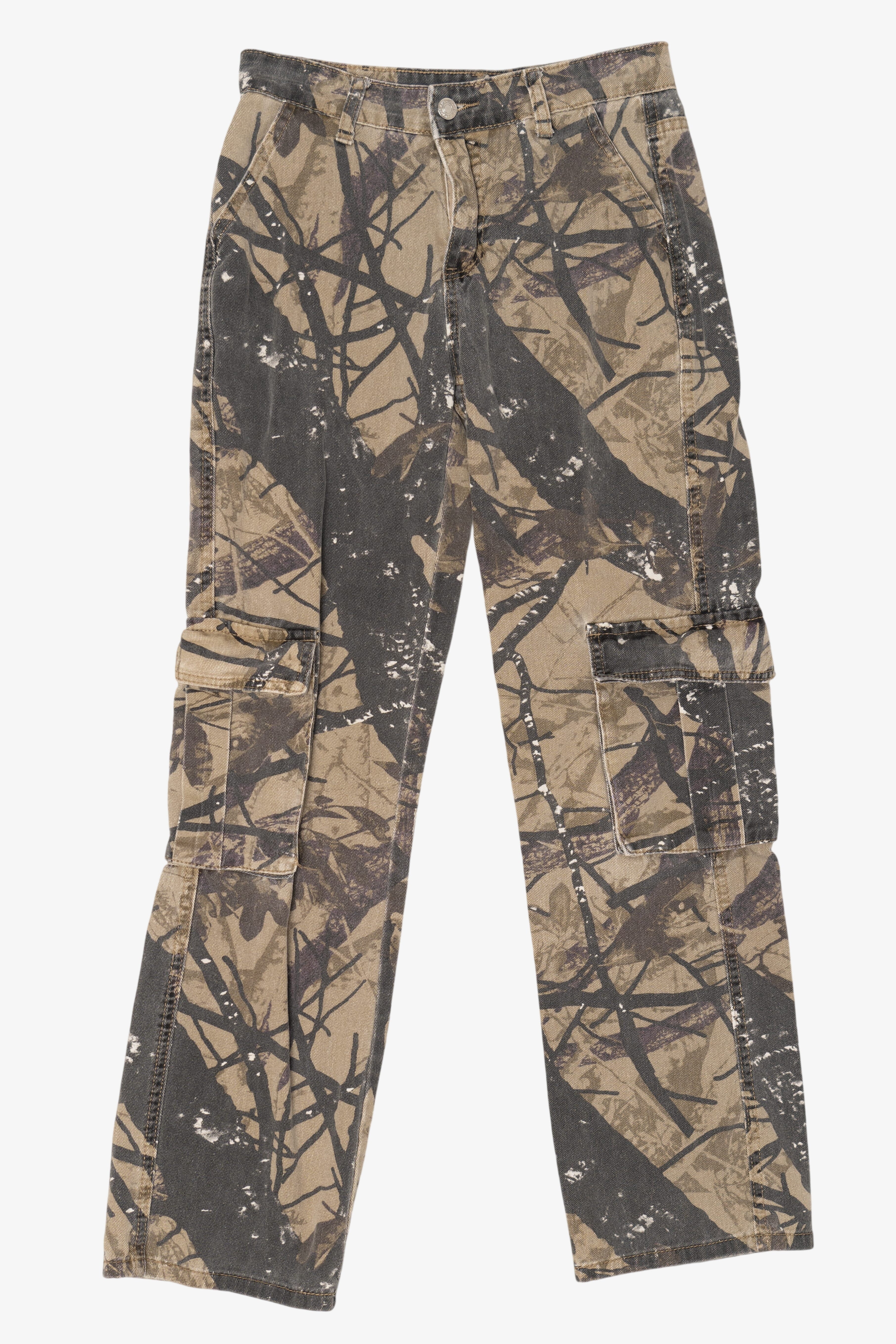 Vintage Khaki Camouflage Cargo Pants (2000s)