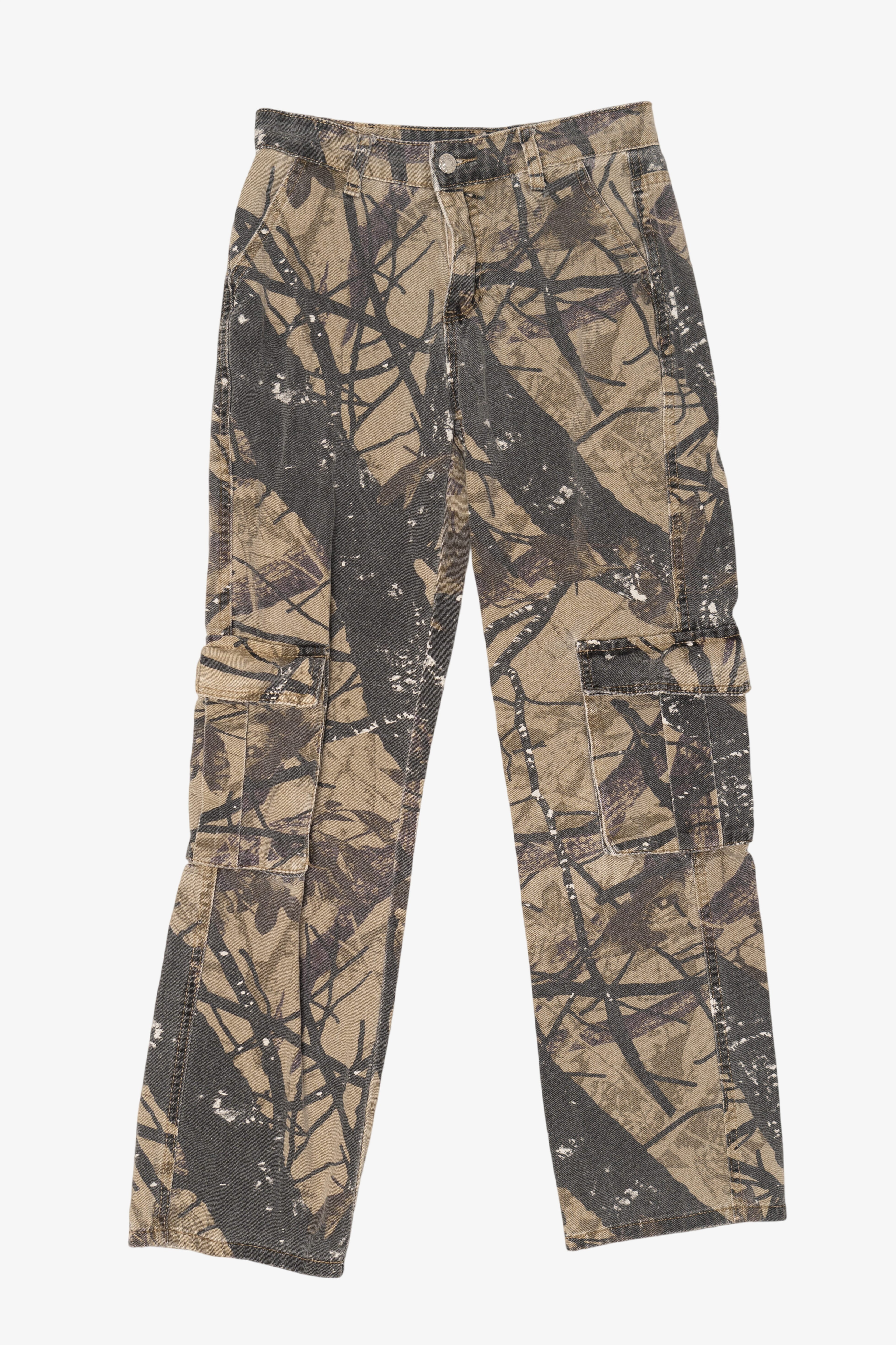 Vintage Khaki Camouflage Cargo Pants (2000s)