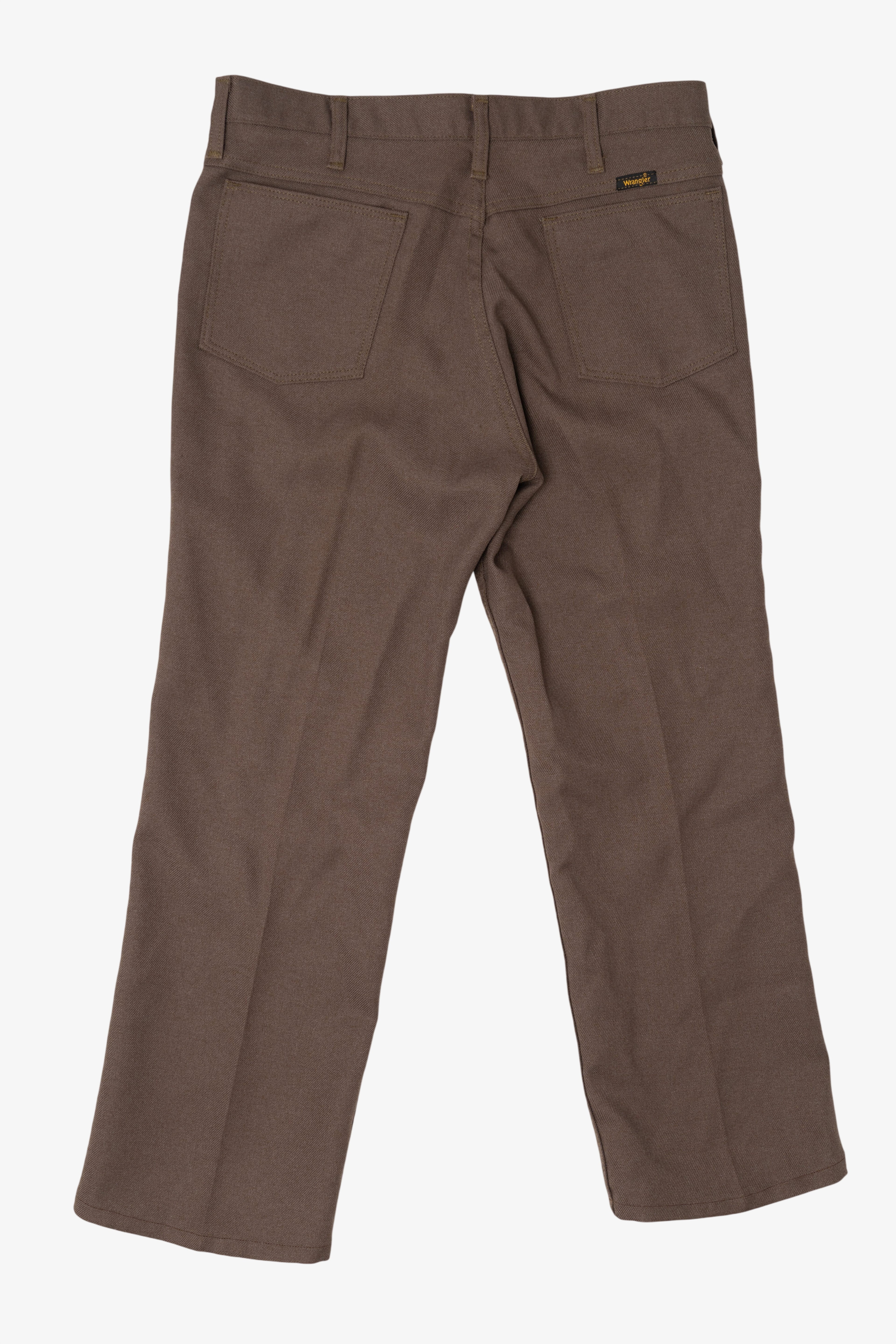 Vintage Dark Brown Wrangler Pants (34x34) (1980s)