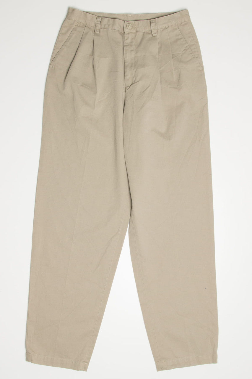 Khaki Gap Pleated Front Pants (sz. 10L)