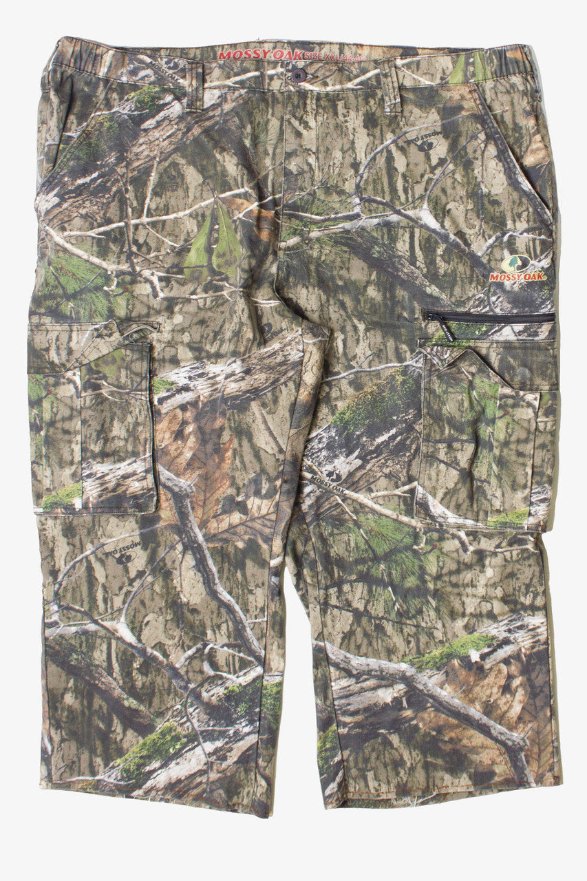 Mossy Oak Woodland Camouflage Zipper Cargo Pants