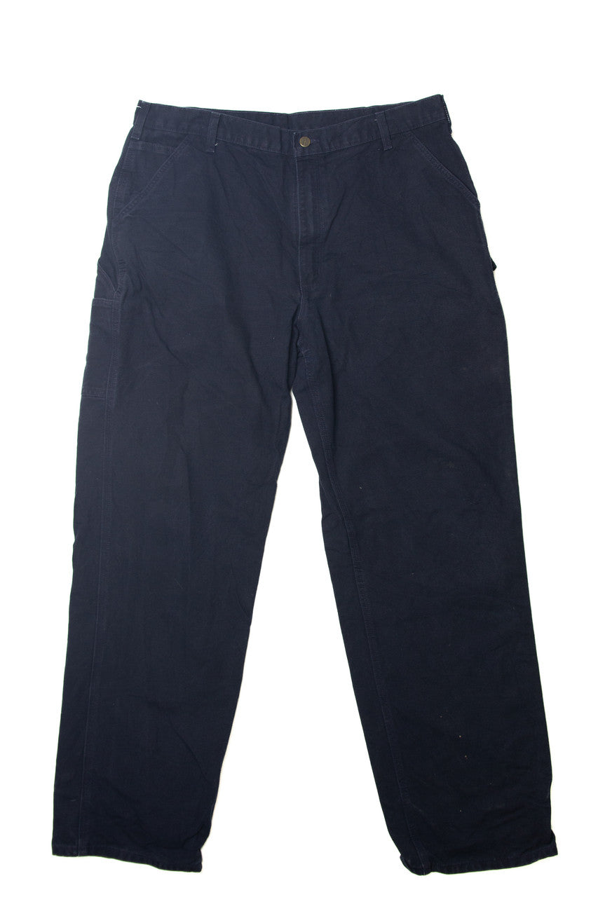 Dark Blue Carhartt Carpenter 40x34 Pants