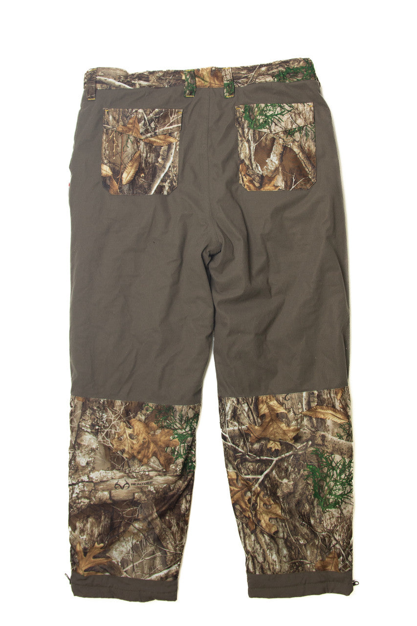 Realtree Insulated Camouflage Cargo Pants