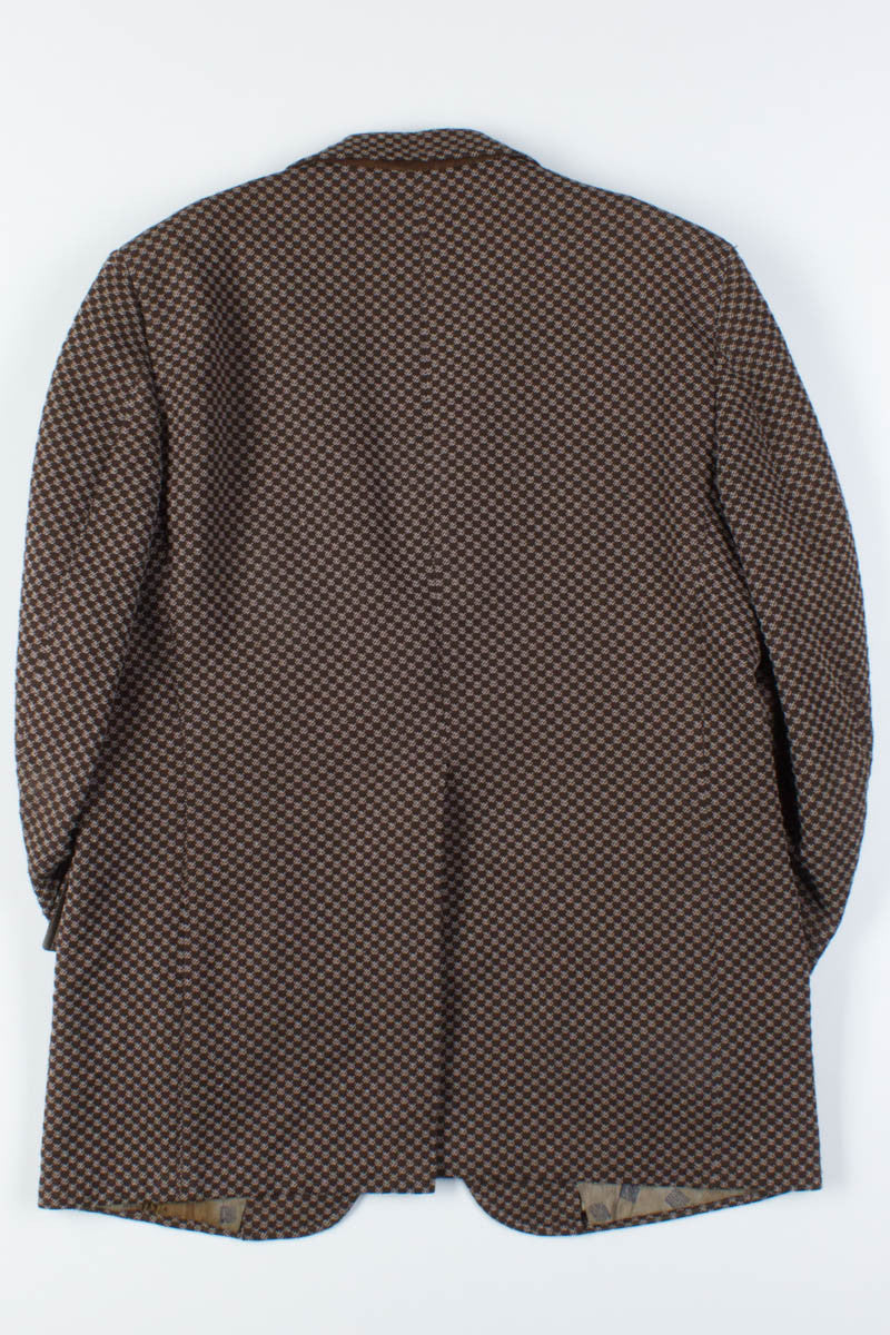 Brown Checkered Vintage Blazer